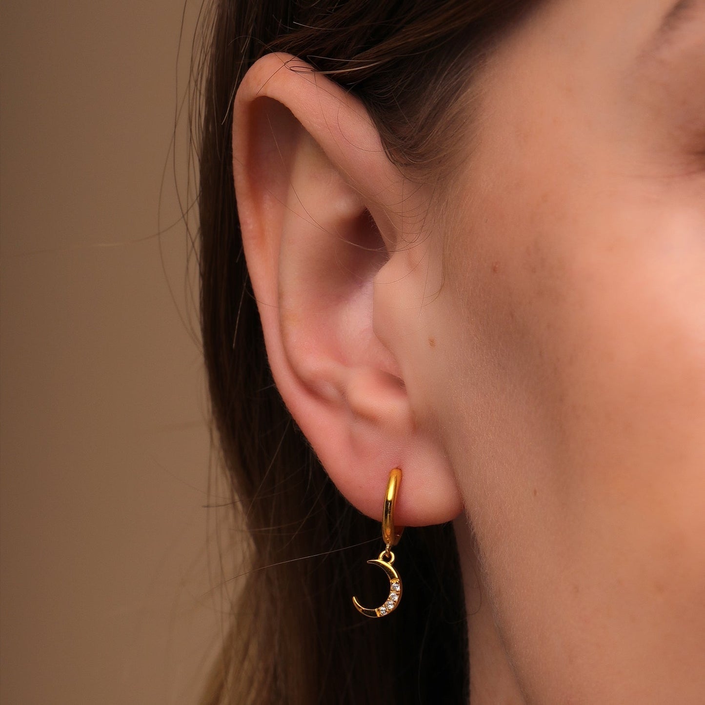 Esther | Boucles d'Oreilles Soleil et Lune