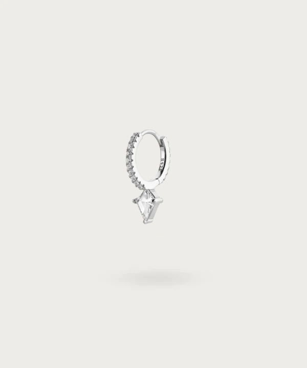 piercing oreille argent 925 avec zircon