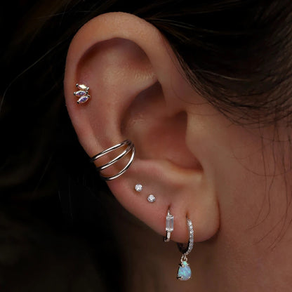 Piercing Anneau Conch Teresa, une Addition Élégante à Votre Collection de Bijoux