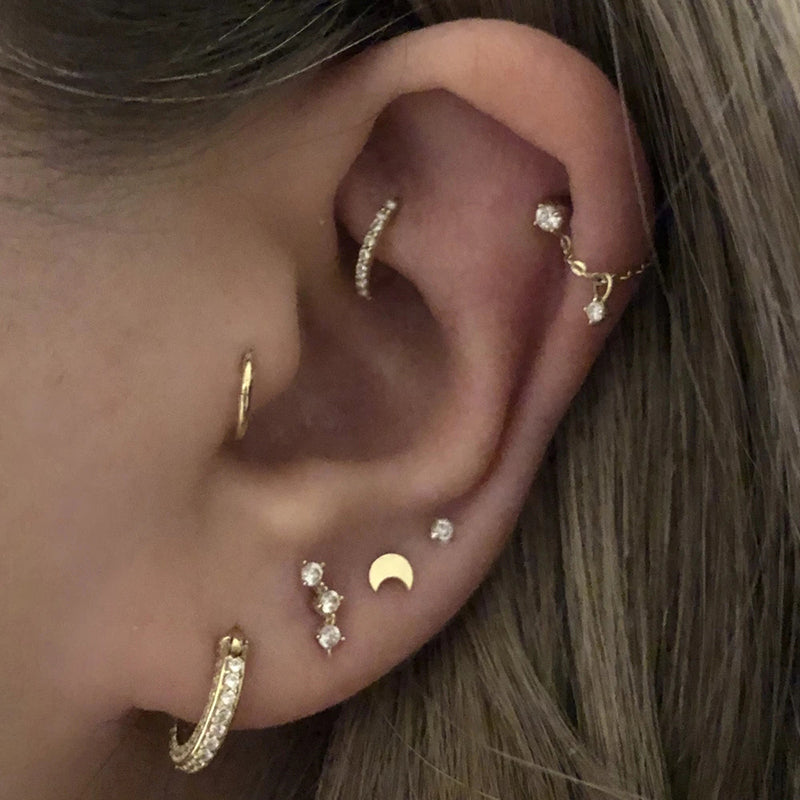 Piercing Diamant pour Oreille Hina, une Addition Luxueuse à Votre Collection