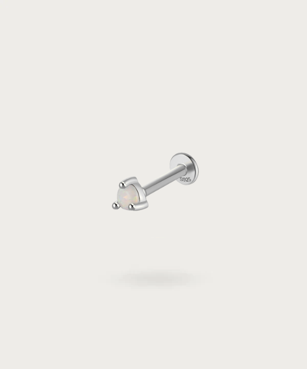 Piercing Oreille Avec Opale - Bijouterie Luna Piercing Oreille Avec Opale - Bijouterie Luna
