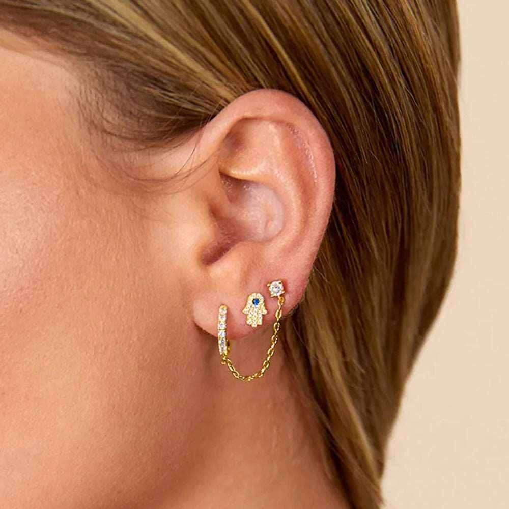 Piercing Oreille avec Chaîne, une Addition Sophistiquée à Votre Collection