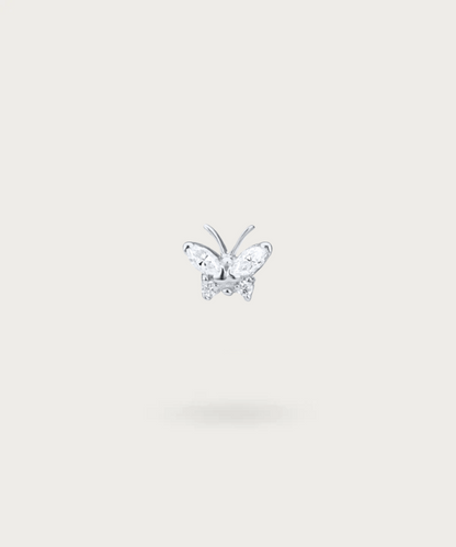 "Vue d'ensemble du Piercing Tragus Papillon en Argent 925."