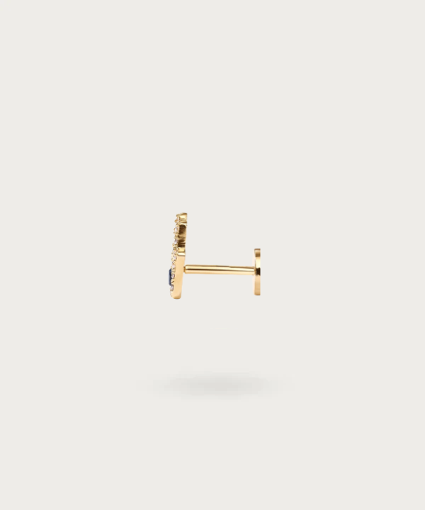"Piercing Flat Main de Fatima en argent